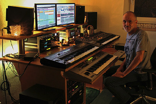 Holger Mangler im Studio